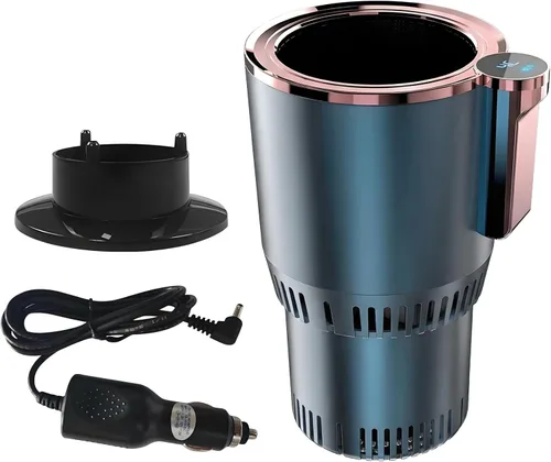 Miniatura 11 de Calentador inteligente para automóvil y tazas frías Portavasos para automóvil Tazas de calentamiento térmico rápido Tazas de enfriamiento rápido