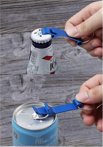 Miniatura 9 de 20 unidades personalizado grabado portátil abrebotellas llavero favores de boda baby shower hoteles, restaurante Navidad personalizado (20 unidades)