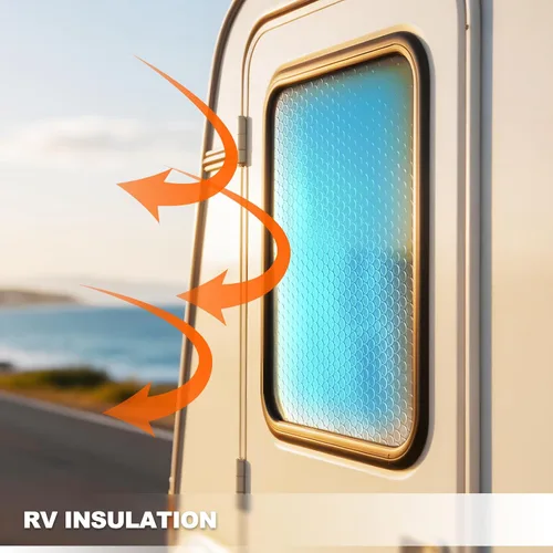 Miniatura 7 de Rollo de aislamiento reflectante de burbujas para aislamiento de ventanas en invierno, rollo de aislamiento de burbujas de aluminio de doble cara