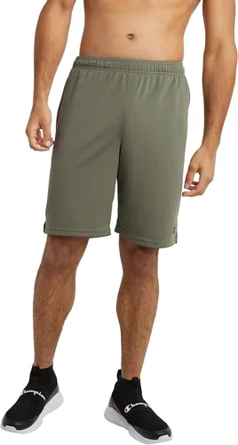 Miniatura 7 de Champion Men's Sport Shorts, Standard Fit, 10 Inch Inseam, Lightweight Fabric, Moisture-Wicking Negro