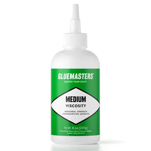Miniatura 15 de Superpegamento de cianoacrilato (CA) de grado profesional de GLUE MASTERS - 56 gramos - Adhesivo de viscosidad media para plástico, madera