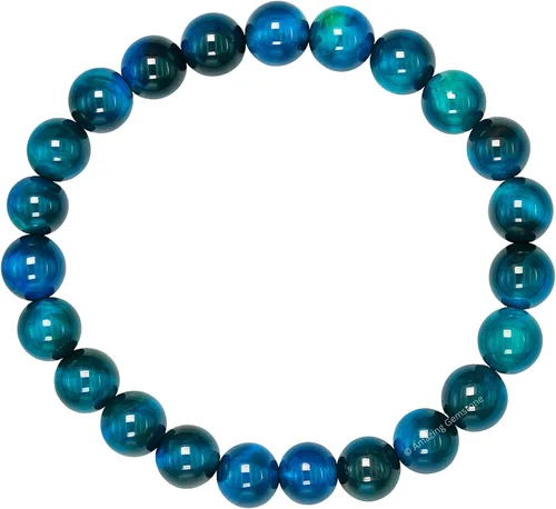 Miniatura 261 de Amazing Gemstone Pulsera de cristal para mujeres y hombres, pulsera de cristal curativo de protección, pulsera elástica con cuentas de piedras
