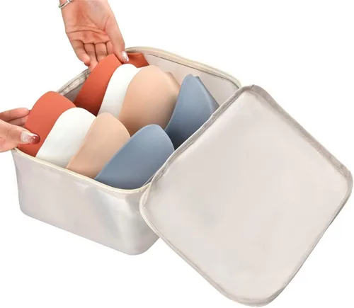 Miniatura 6 de Belsmi Juego de 8 cubos de embalaje con bolsa de zapatos, organizador de equipaje de viaje de compresión