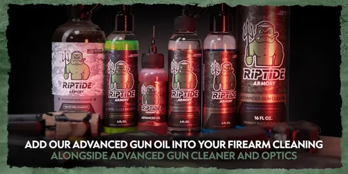 Miniatura 6 de Aceite de Arma Avanzado Riptide Armory - Protección de Grafeno de Larga Duración y Lubricidad - Protege y Previene la Acumulación - Seguro en Todas
