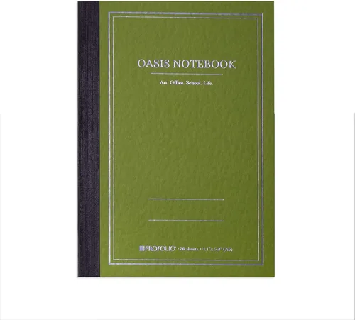Miniatura 15 de Itoya ProFolio Oasis Cuaderno - Cuaderno Diario A5 Aguacate - Cuaderno Diario Rayado y Punteado para Trabajo - Diario de Arte para Artistas