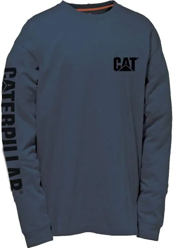 Miniatura 4 de Cat erpillar - Camiseta de manga larga para hombre con lazo de gestión de alambre y logotipo de trabajo para gatos