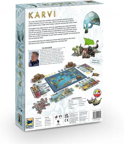 Miniatura 2 de Karvi - Juego de mesa - Saga vikinga de incursión y comercio. Juego de aventura épica, juego de estrategia para niños y adultos, a partir de 12