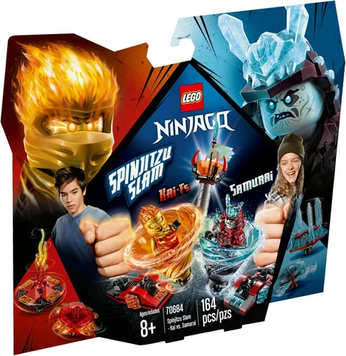 LEGO NINJAGO Spinjitzu Slam Kai vs Samurai 70684 Kit de construcción (164 piezas)
