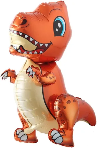 Miniatura 8 de Globos de dinosaurio de pie con diseño de tiranosaurio para fiesta de cumpleaños, baby shower. Kit de decoración de suministros inflables
