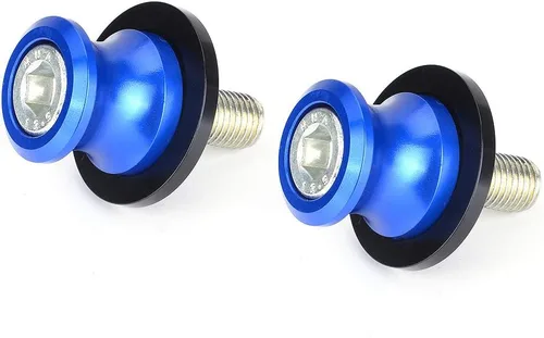 Miniatura 10 de Goldfire 2 piezas 10 mm M10 X1.25 Carretes de brazo oscilante CNC para motocicleta FZR 1000/600R/400 para Kawasaki Z750 /Z750S/ Z750R /ER-6F /ER-6N