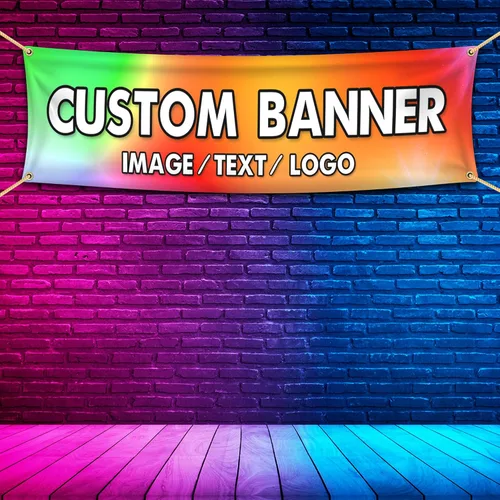 Miniatura 9 de Banners y letreros personalizados para exteriores e interiores, diseño de logotipo con texto fotográfico, personalizado para negocios, fiestas