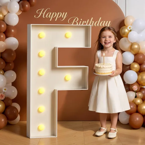 Miniatura 63 de Números de marquesina de 4 pies de alto, 4 pies de alto, números grandes iluminados 0 para 30, 40, 50, 60, decoración de fiesta de cumpleaños