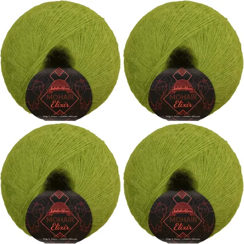 Miniatura 24 de JubileeYarn Mohair Elixir Yarn - 50g/Skein Baby Wool Blend - Cosmopolitan - 1 Skein