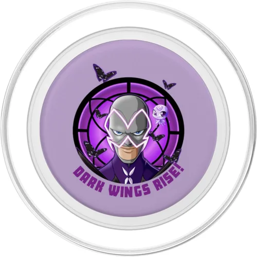 Miniatura 2 de Miraculous Ladybug Hawk Moth Dark Wings Rise PopSockets MagSafe PopGrip para iPhone