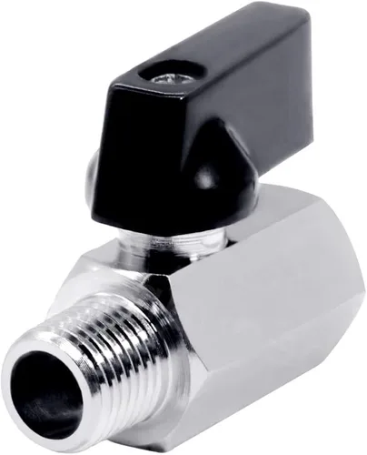 Miniatura 7 de Beduan Válvula de Bola Mini de Latón de 1/2" NPT Válvula de Cierre Hembra x Macho