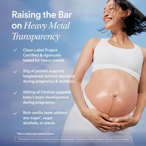 Miniatura 5 de Ritual Proteína vegana prenatal en polvo, 0.71 onzas de proteína de guisante y colina para apoyar el embarazo, el posparto, la lactancia