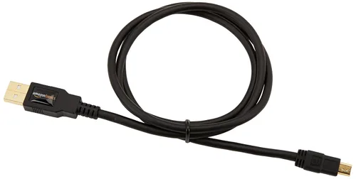 Miniatura 4 de Amazon Basics Cable USB-A a Mini USB 2.0, velocidad de transferencia de 480 Mbps con enchufes chapados en oro, 3 pies, negro