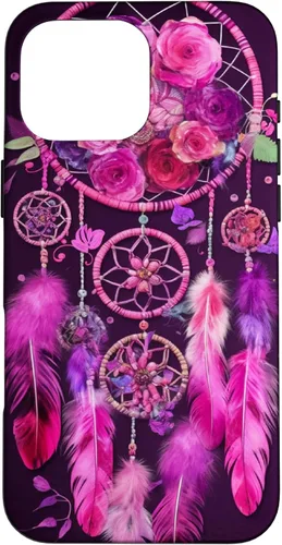 Miniatura 19 de Feather and Flower Dream Catcher Designed Case for iPhone 17