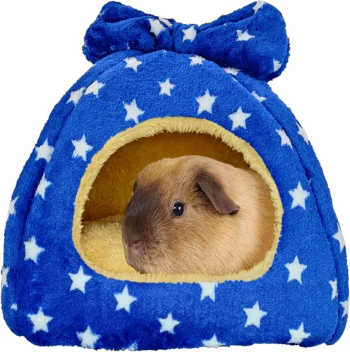 Miniatura 9 de Cama de conejillo de indias, cama de conejo, accesorios cálidos para casa de escondite para animales pequeños, hámsters, chinchillas, conejitos Verde