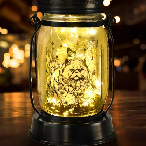Miniatura 32 de Farol solar de Chihuahua, regalo para mujeres, hombres, mamá, cumpleaños, amantes de perro Chihuahua, luz conmemorativa pérdida de mascotas