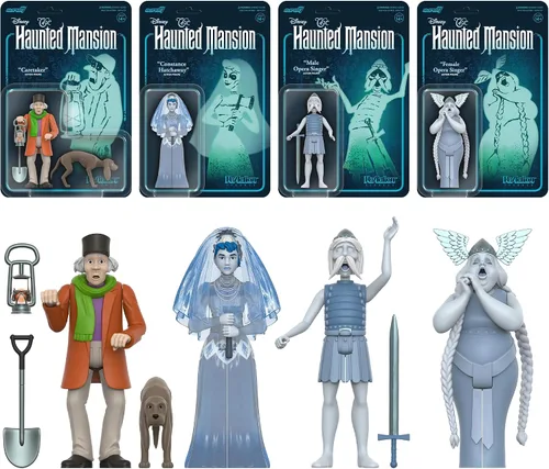 Miniatura 7 de Super7 Haunted Mansion Caretaker - Figura de reacción de 3.75 pulgadas, RE-HAUNW02-CTR-01
