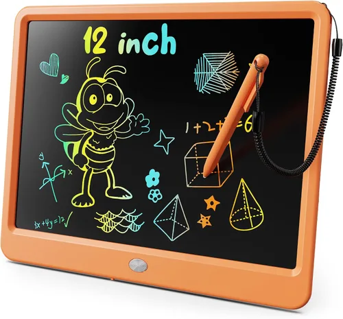 Miniatura 11 de KOKODI Tableta de escritura LCD, regalos para niños y niñas de 3 años, tablero de dibujo de 10 pulgadas, tablero de garabato colorido, tableta