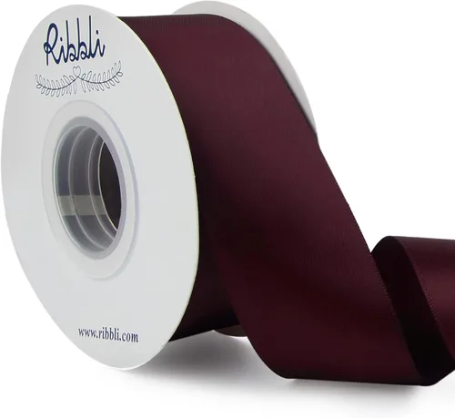 Miniatura 130 de Ribbli - Cinta de satén de doble cara dorada, 1 pulgada x 25 yardas, uso para ramo de lazos, envoltura de regalos, decoración de boda Dorado
