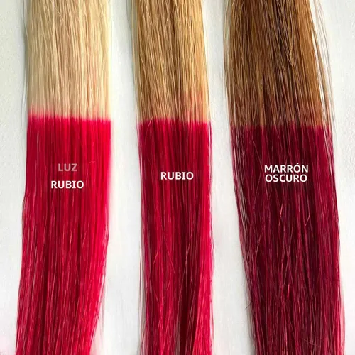 Miniatura 4 de IROIRO Color de cabello semipermanente natural prémium 330 rojo neón (4 onzas)