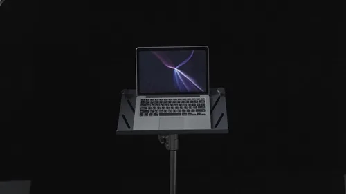 Miniatura 7 de 9.Solutions Soporte para computadora portátil, 9.VB5118, soporte de aluminio de escritorio para MacBook ajustable, soporte multiángulo, soporte