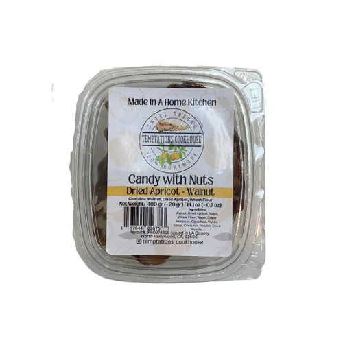 Miniatura 7 de Caramelo con nueces - Albaricoque seco + nuez (14.11 oz) / Sujukh dulce armenio/Churchkhela georgiana/sucuk turco/Sujukh