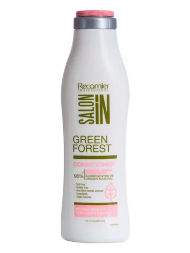 Salon In Recamier Green Forest - Acondicionador hidratante profundo para cabello seco y dañado, tratamiento hidratante para el cabello para mujeres,