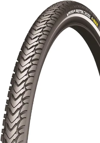Michelin Protek Cross Max 700 x 47c Clincher - Neumático de alambre, duradero, protección contra pinchazos, banda de rodadura profunda, pared