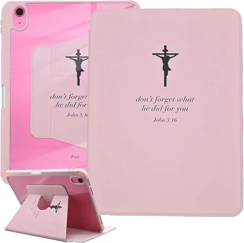 Funda giratoria para iPad (A16) 11ª generación de 11 pulgadas (2025), iPad 11ª generación de 10.9 pulgadas (2022), funda tipo cartera de piel PU de
