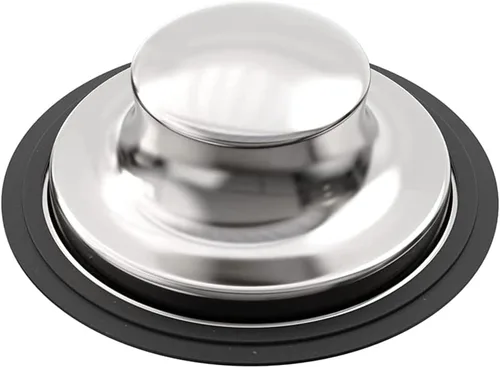Tapón de eliminación de basura, tapón de fregadero de cocina, cubierta universal de enchufe de fregadero de 3.35 pulgadas para drenaje de brida de