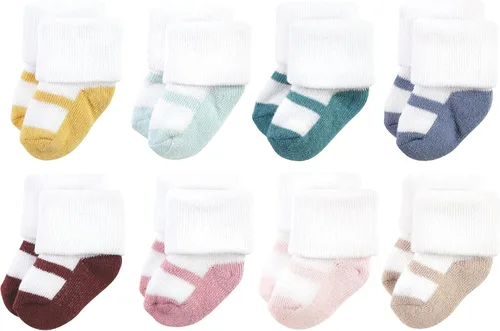 Miniatura 76 de Hudson Baby - Calcetines de algodón para bebés recién nacidos y Terry para niñas bebés