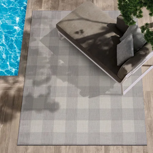 Miniatura 30 de CAMILSON Alfombra para exteriores, alfombras modernas para patios interiores y exteriores, tapetes de cocina y pasillo, alfombra lavable para porche