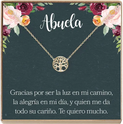 Necklace Gift For Women and Girls - Adjustable Modern Jewelry Pendant Love Gifting Idea for Her with Heartfelt Card - Long Distance Gifts for Your
