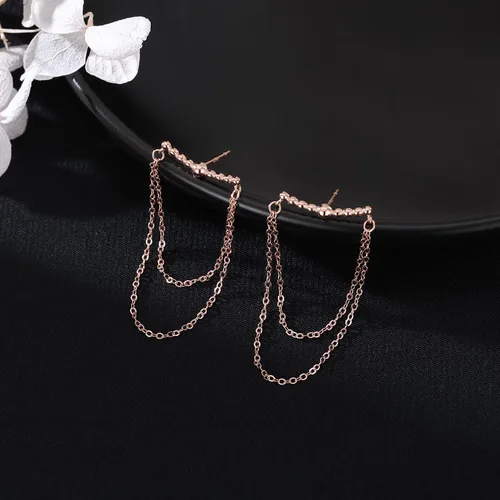 Miniatura 10 de SLUYNZ Aretes colgantes de plata de ley 925 para mujer, aretes colgantes de borla, bolas pequeñas
