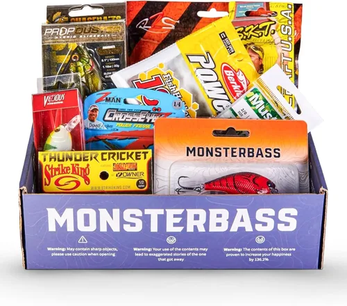 Miniatura 8 de MONSTERBASS Fishing Mystery Box, Bass Fishing Kit - Best Lures Kit, Biggest & Best Tackle Mystery Box for Catching Smallmouth & Largemouth Bass