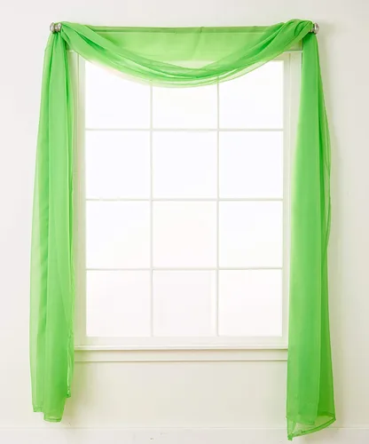 Miniatura 52 de Elegant Comfort - Cortinas transparentes de lujo con bolsillo para barra para cocina, dormitorio y sala de estar, Microfibra, Beige