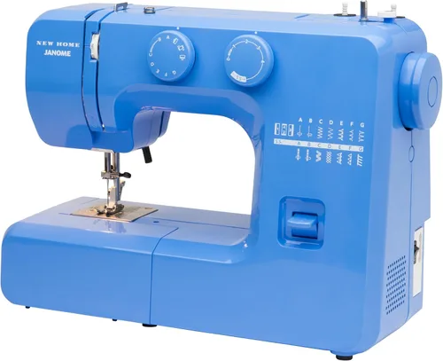 Miniatura 3 de Janome Blue Couture - Máquina de coser fácil de usar con estructura metálica interior, diagrama de bobina, videos tutoriales, ¡hecha pensando