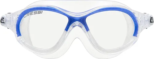 Miniatura 9 de Cressi Comfortable Swim Mask for Young aged from 7 to 15 ideal for pool and outdoor - Mini Cobra: made in Italy Claro/rosa