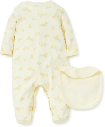 Miniatura 2 de Little Me baby-girls 2-piece Footie and Bib Set
