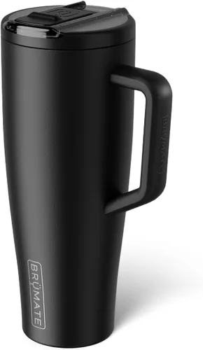 Miniatura 71 de BrüMate Era Flip - Vaso de 30 onzas con tapa con pajilla cubierta 100 % a prueba de fugas, popote higiénico cubierto, botella de agua de acero