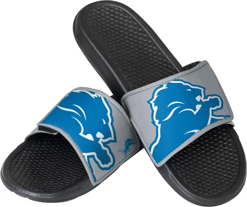 Miniatura 11 de FOCO mens NFL Team Cropped Big Logo Shower Sport Slide Flip Flop Sandals