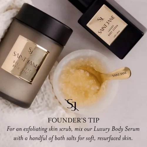 Miniatura 7 de SAINT JANE - Sales de baño para dormir profundo con magnesio + péptidos Cuidado de la piel lujoso, con infusión floral y limpia