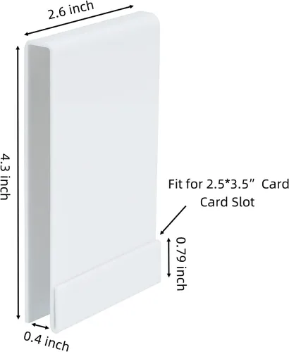 Miniatura 4 de Rastreadores de iniciativa superior de pantalla borrable de acrílico, 6 unidades para DND, otros juegos de rol de mesa (6 piezas blancas)