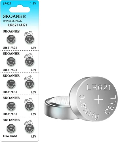 Miniatura 7 de SKOANBE Batería de reloj LR621 AG1 SR621SW 364 LR60 164 1.5V 10PCS