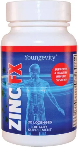 Miniatura 9 de Youngevity Zinc Fx - Zinc + oligominerales + saúco + astrágalo - Apoyo inmunológico masticable - Altamente absorbente - Delicioso - 30