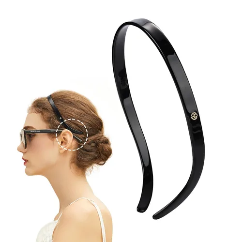 Miniatura 22 de EVITA PERONI Banda para el cabello para gafas - Sin presión, sin dolor de cabeza, cómodas bandas delgadas antideslizantes para el cabello de mujer